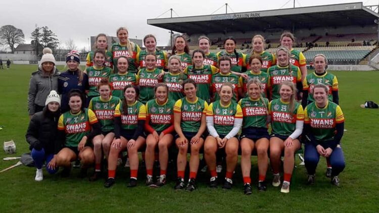 Carlow senior county camogie team. Photo: Carlow Camogie/Facebook
