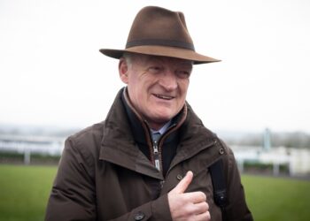 Willie Mullins was in the winner’s enclosure again today after claiming victory in the Irish Grand National