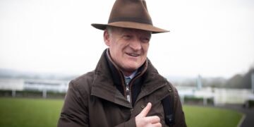 Willie Mullins was in the winner’s enclosure again today after claiming victory in the Irish Grand National