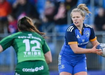 Dannah O'Brien (Leinsetr) during the Vodafone Women's Interprovincial Championship match between Leinster and Connacht. Photo: Seb Daly/Sportsfile