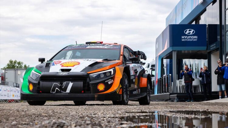Hyundai's tribute to Craig Breen. Photo: Hyundai Motorsport/Twitter