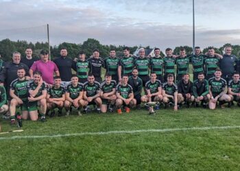 Bagenalstown Gaels' Bolger Cup-winning team. Photo: Bagenalstown Gaels/Facebook