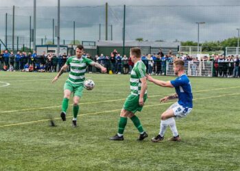 Evergreen v Freebooters at the Kells Road. Photo: Evergreen FC/Facebook
