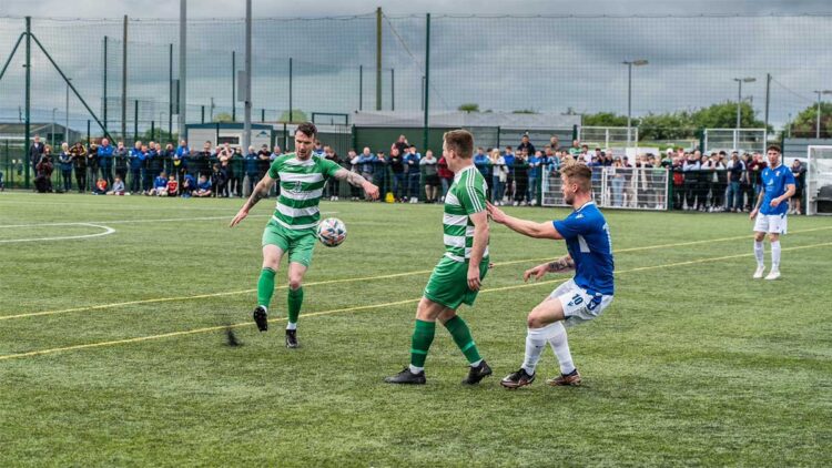 Evergreen v Freebooters at the Kells Road. Photo: Evergreen FC/Facebook
