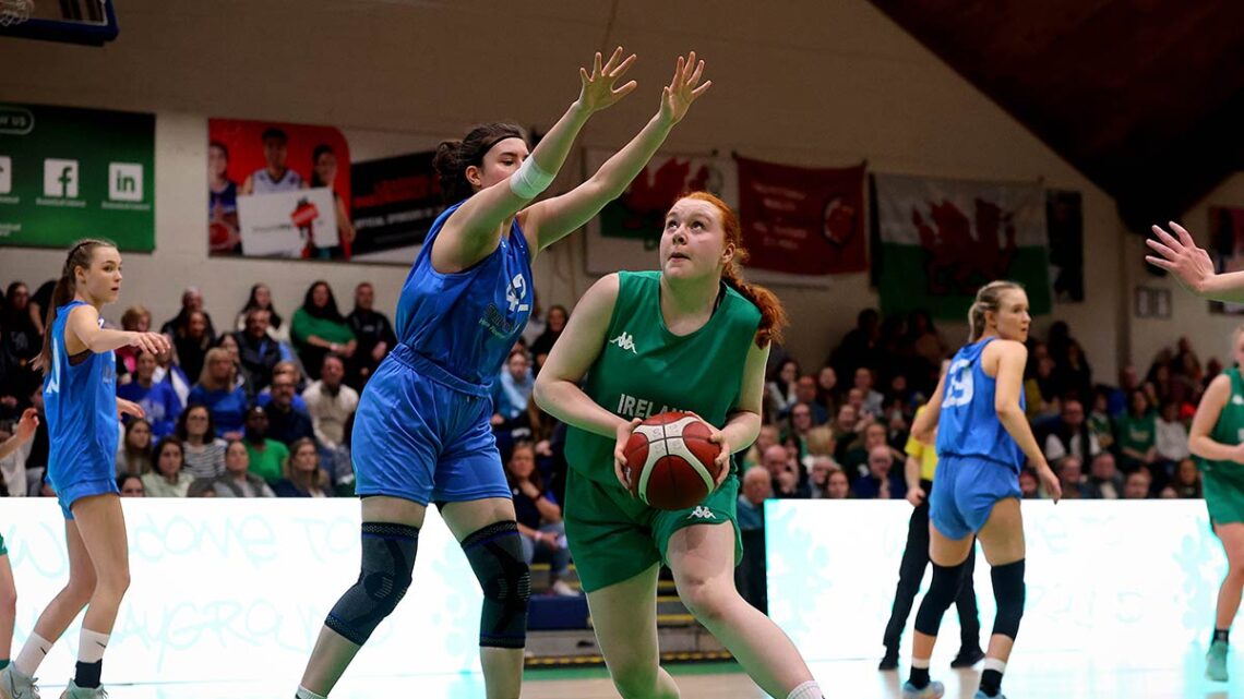 Ireland’s Faye McDonnell and Sofia Petriashvili of Scotland. Photo: ©INPHO/Ryan Byrne
