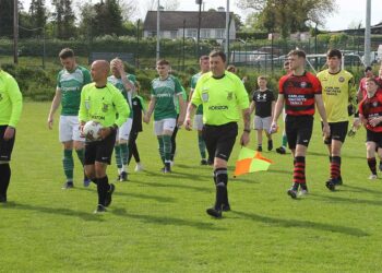 New Oak v Parkville in the Douglas Jewellers Cup Final. Photo: Carlow Soccer/Twitter