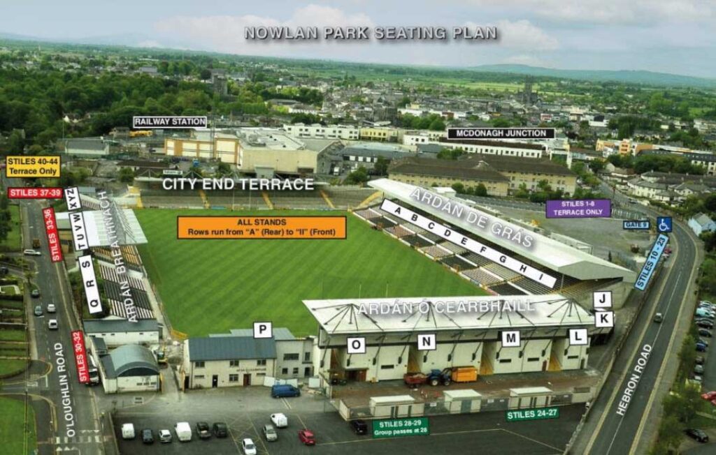 UPMC Nowlan Park seating plan