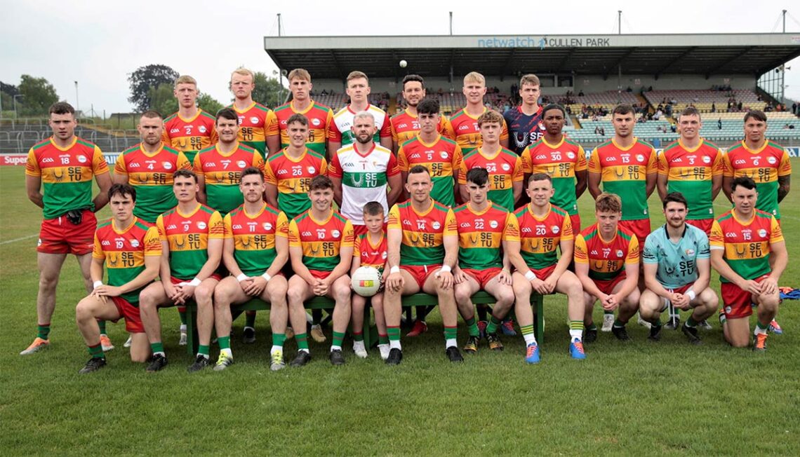Carlow senior footballers v New York, June 2023. Photo: Pat Ahern / Carlow GAA