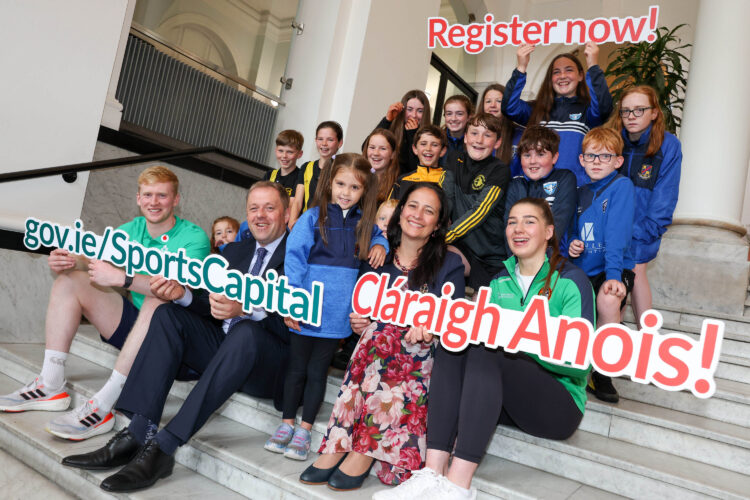 Sports Capital & Equipment Programme 2023 announced increased thresholds for local and regional projects