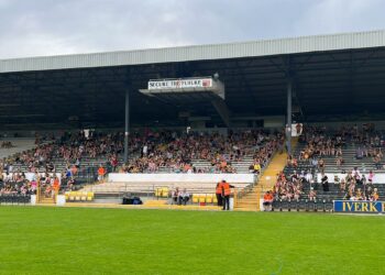 A view from the 2022 Kilkenny hurling homecoming at UPMC Nowlan Park. Photo: Ken McGuire/KCLR