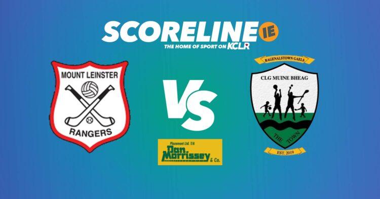 Mount Leinster Rangers v Bagenalstown Gaels