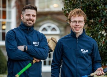 Scoreline's Shane O'Keeffe (L) and Robbie Dowling (R). Photo: Dylan Vaughan / Dylan Vaughan Photography