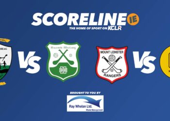 Bagenalstown Gaels v St. Mullins, Mount Leinster Rangers v Naomh Eoin on KCLR & Scoreline.ie