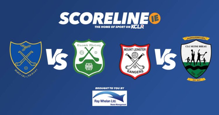 Ballinkillen v St. Mullins, Mount Leinster Rangers v Bagenalstown Gaels on KCLR