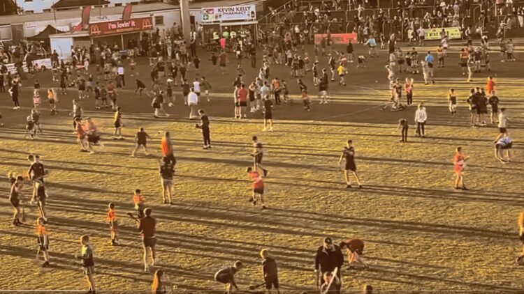 “It’s amazing to see so many people here” Brian Cody speaks from the sideline at the Hurling for Cancer Charity Match