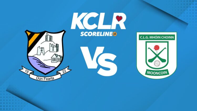Danesfort v Mooncoin, live on KCLR and Scoreline.ie