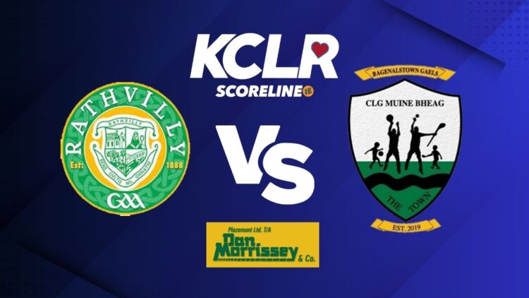 Rathvilly v Bagenalstown Gaels, live on KCLR and Scoreline.ie